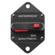 thumbnail image 1 of Disyuntor de 32 V CC con interruptor de reinicio manual a prueba de agua para automóvil, barco, camión, autobús, RV, ATV, 80 A, 1 of 5