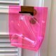 thumbnail image 1 of Bolsos transparentes para mujer Bolsos de almacenamiento de embrague de playa de PVC transparente simple (rosa), 1 of 8