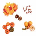thumbnail image 1 of Juego de decoración de otoño de calabazas artificiales de 50 piezas YOUSIM, 1 of 4