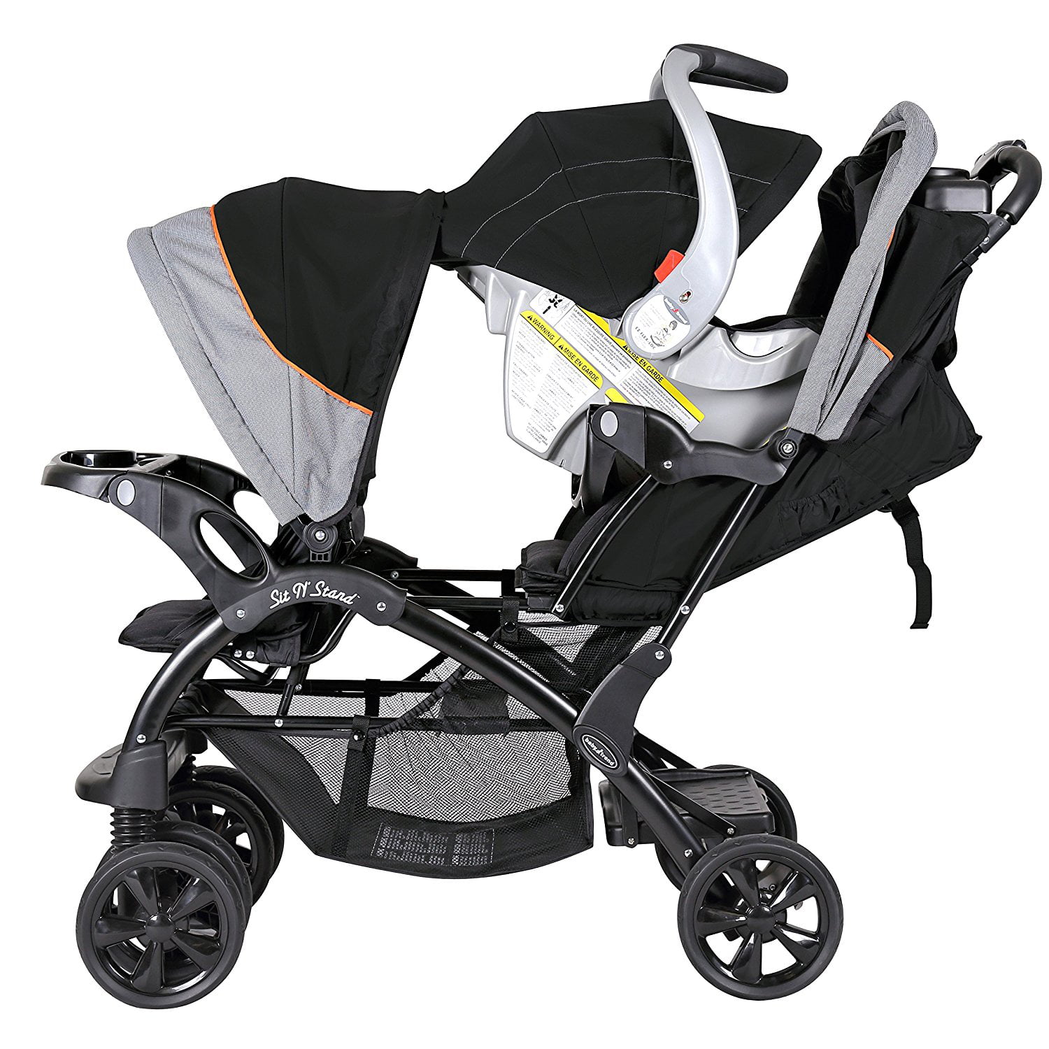 baby trend sit and stand double stroller onyx