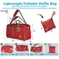 thumbnail image 2 of Bolsa de lona Bago, grande, 80 litros, para viajes de mujeres y hombres con bolsa de zapatos, 2 of 8