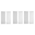 thumbnail image 1 of 6X Cortinas Transparentes Blancas de Ventana 84 Pulgadas de 2 Paneles Cortinas Blancas Transparentes Cortinas Transparentes Panel Básico de Bolsillo de Varilla, 1 of 5
