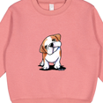 thumbnail image 3 of Inktastic Kiniart Bulldog Puppy Toddler Sweatshirt, 3 of 4