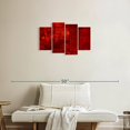 thumbnail image 2 of Elephant Stock Love Is Red Wall Art - Horizontal Multi Panel Canvas - Living Room Wall Decor - Abstract Multi Panel - Red And Decor By Luca Brandi - 30" x 18", 2 of 4