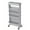 Gray, variant on PATLOLLAV 5 Tier Rolling Utility Cart, Book Cart with Wheels, Office Book Carts with Divided Top Shelf for Organizing Books and Supplies in Home, Office, Classroom