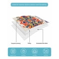 thumbnail image 5 of Boho Flowers Twin XL Size Down Alternative Comforter, Lightweight Comforter Quilt Bedding Set with Pillow Shams Abstract Bohemian Colorful Retro Floral All Seasons Bed Comforter Duvet Insert 68"x98", 5 of 7