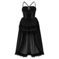 thumbnail image 7 of Gunia Halloween Dresses Women Festival Fashion Halloween High-Low Dresses Lace Off The Shoulder For Party Classic Clothes Black, 7 of 7