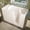 Biscuit, variant on Meditub Collection 26 in. L x 53 in. W Right Side Drain Soaker Jetted Bathtub in White with Fast Filling Faucet Set