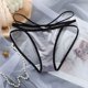 thumbnail image 3 of Bragas de encaje sexys para mujer, lencería de cintura baja, bragas finas de malla transpirable, ropa interior íntima femenina sin costuras, 3 of 5