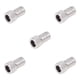 thumbnail image 3 of Greeniant Adaptador de válvula de 5 piezas Conveniente para llevar una variedad de colores Material premium Presta Cap Tube Pump Tool Presta a Schrader Plata 5piezas Greeniant CBP193326, 3 of 5