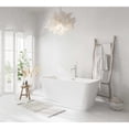 thumbnail image 3 of Elegant Kitchen & Bath BT30659GW-BNK 59 in. Rectangle Bathtub, Glossy White with Brushed Nickel Trim, 3 of 8