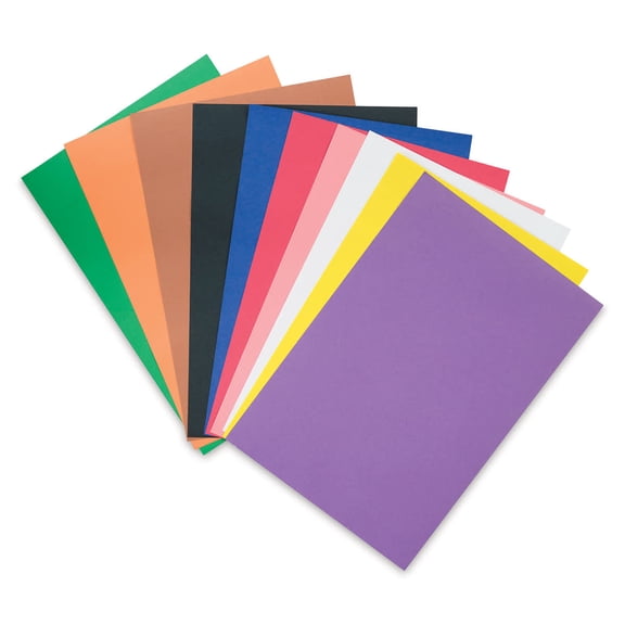 RiteCo Construction Paper - Assorted Colors, 12" x 18", 50 Sheets