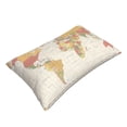 thumbnail image 3 of Bixox Vintage World Map1 Printed Pillow Protector,Super Soft Ideal for Home,Guests,Rentals - 20"x30", 3 of 8