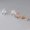 Rose Gold, variant on K-KED Sparkling Dual Lines Silver Huggie Hoop Earrings Round 925 Sterling Silver-Rose Gold