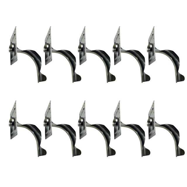 (Pack of 10) XFITTING 1/2 Inch Pex Tubing Bend Support With Mounting Plate