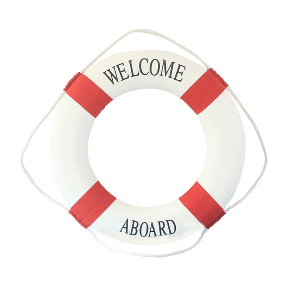 BNNG Tropical Home Decor Beach Wooden Life life ring nautical outdoor decor life ring decoration Ring Decoration Mediterranean Life Ring Decor Summer Nautical Theme Lifebuoy