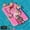 Pink, variant on TULILLO 10x6ft Inflatable Floating Dock, Heavy Duty Floating Platform for Adults & Dogs, Non-Slip Lake Float with Mesh Hammock, Cup Holders for Pool, Lake, Boat, Party