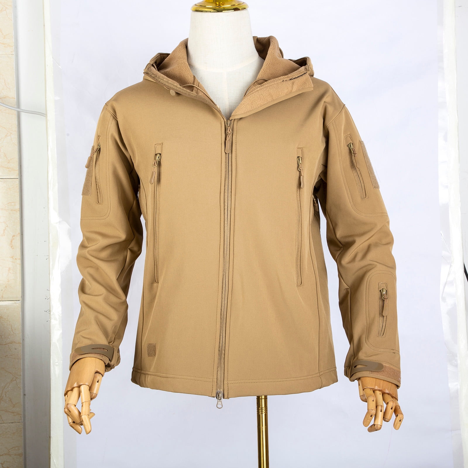 Hvyesh Winter Jacket Coats for Men Thick Snow Coat Softshell