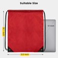 thumbnail image 2 of 100 Pcs Drawstring Bags Bulk - Lightweight Drawstring Backpack, Cinch Bag for Party Sport Gym Trip Gift - 20 Colors, 2 of 5