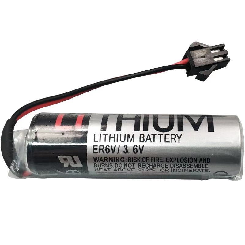 5 Pcs ER6V/3.6V 2400mAh Battery with SM Plug for OTC Robot 5096-434 PLC AA Battery