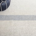 thumbnail image 6 of SAFAVIEH Natura Marina Striped Wool Area Rug, Ivory/Light Blue, 8' x 10', 6 of 8