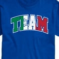 thumbnail image 3 of Instant Message - Team Italy - Italian Flag - Sports Pride - Men's Short Sleeve Graphic T-Shirt, 3 of 6