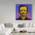 thumbnail image 3 of Trademark Fine Art 'Edgar Allan Poe' Canvas Art by Howie Green, 3 of 3