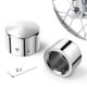 thumbnail image 1 of Benlari Tapas cromadas para tuercas del eje delantero 2002-2024 compatibles para Harley Davidson Touring Softail Sportster Dyna Electra Street Road Glide Road King Fat Boy, 1 of 1
