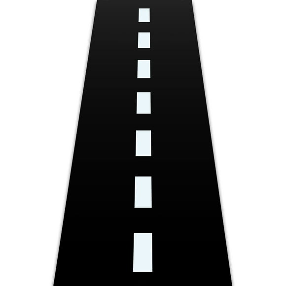 Tapete de mesa Remagr Racetrack para correr, negro, 10 m x 60 cm