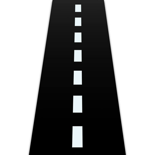 Tapete de mesa Remagr Racetrack para correr, negro, 10 m x 60 cm