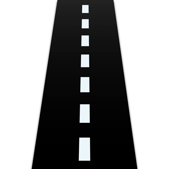 Tapete de mesa Remagr Racetrack para correr, negro, 10 m x 60 cm