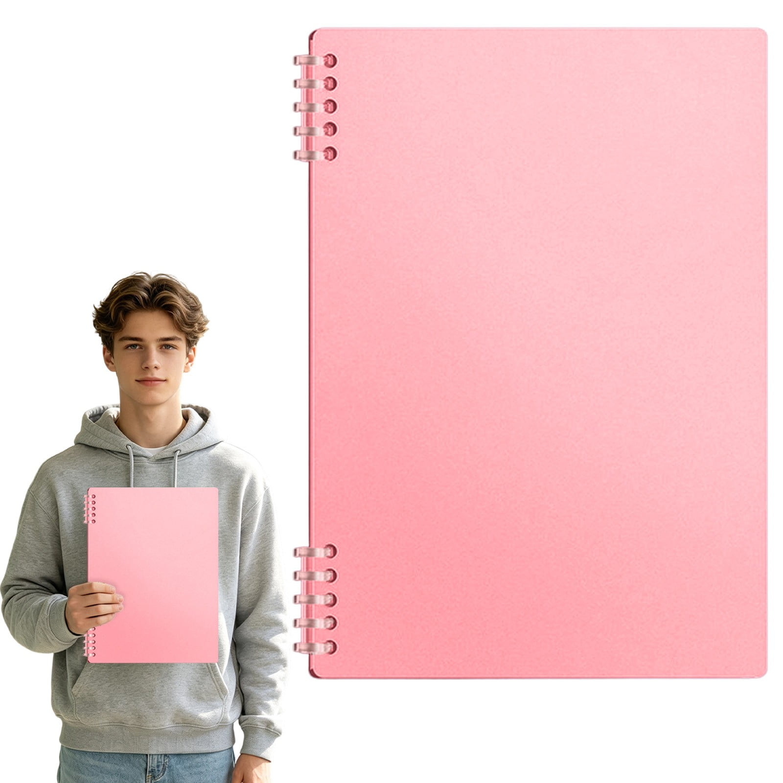 Discbound Notebook B5 Refillable Study Journal with Removable Pages for Exam Preparation Customizable Loose Leaf Notebook for College Notes Course Materials Mind Maps and Daily Learning 1 Pack