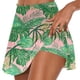 thumbnail image 1 of Faldas de Verano para las Mujeres Impresión Hoja Plisado Tenis Atlético Elástico Pantalones Cortos, Falso Dos Piezas Pantalones Falda para Diario, 1 of 5