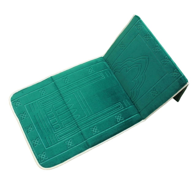 Maoww Folding Meditation Mat Prayer Rug Portable Mat for Home Decor Green