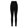thumbnail image 4 of Women's Plus Size High Waisted Yoga Pants with Feel, European Style, Nine Point Leggings, 4 of 4
