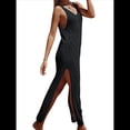 thumbnail image 3 of Vestido de Crochet para Mujer, Sin Mangas, de , con Abertura Negro Talla Única, 3 of 8