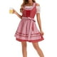 thumbnail image 2 of Vestido de Manga Corta para las Mujeres, Vestido Casual de Cuello en V de Bolsillo de Impresión de Moda Sexy Hecho de Poliéster Ligero para el Verano, Vestido de Verano para las Mujeres, 2 of 6