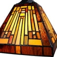 thumbnail image 2 of CHLOE Lighting INNES Mission Tiffany-Style Blackish Bronze 3 Light Mini Chandelier 27" Wide, 2 of 5