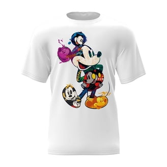 Disney Mickey Adult Ringer Tee Shirt, XS-2XL (Unisex) - Walmart.com