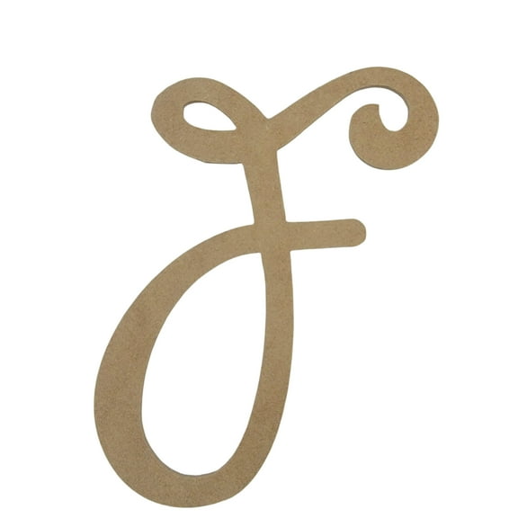 Wooden Letter Unfinished, Happy Days Font, Craft Cutout