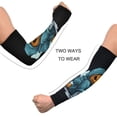 thumbnail image 4 of ALAZA Black Pumpkin Boy UV Sun Protection Arm Sleeves UPF 50+ Compression Cooling Sleeve 1 Pair, 4 of 7