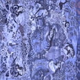 thumbnail image 1 of Ahgly Company Indoor Square Animal Blue Traditional Area Rugs, 7' Square, 1 of 4