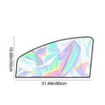 thumbnail image 2 of Car Window Sun Shade with Magnetic Curtain for UV Blocking and Heat Reduction, Easy No Tools Installation, Fits Most Vehicles, Suitable for Side Front or Rear Windows, 2 of 7