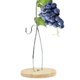thumbnail image 1 of Banana Stand Banana Hooks Stackable Organizer with Wooden Base & Stainless Steel Hook for Pantry Di, 1 of 5