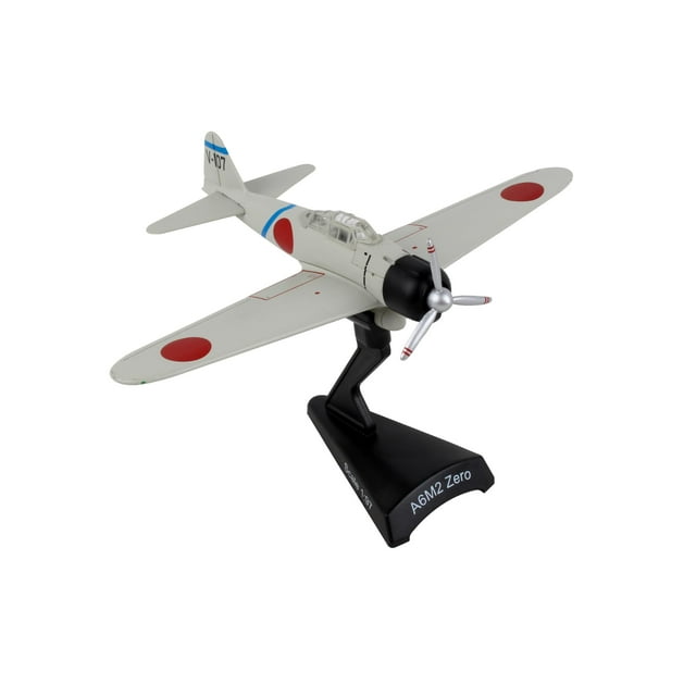 Sello postal modelo Daron fundido a presión A6M2 Zero 1/97 V-107 WH
