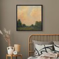thumbnail image 4 of Framed Canvas Print Vintage Sky Landscape Wall Art Antique Decorative for Living Room Bedroom - 24"x24" BLACK, 4 of 8