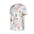 thumbnail image 2 of Rocae Fall Rabbit for Breathable Men's Baseball T-Shirt Fashionable Casual Baseball Jersey, Moisture-wicking Sportswear Small, 2 of 9