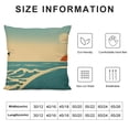 thumbnail image 5 of Nawypu  Farmhouse Decorative Throw Pillow Cover Big Ocean Wave and Tropical Island Decoration Home Decor Cushion Case for Sofa Couch, 5 of 5