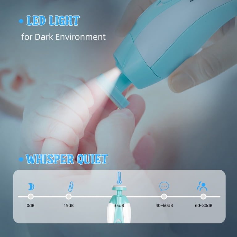 Busatia Electric Baby Nail File, 6-in-1 Trimmer Set photo 2