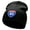 Black, variant on Interstate Highway 40 Sign Embroidered 8 inch Acrylic Short Blank Beanie - Grey OSFM